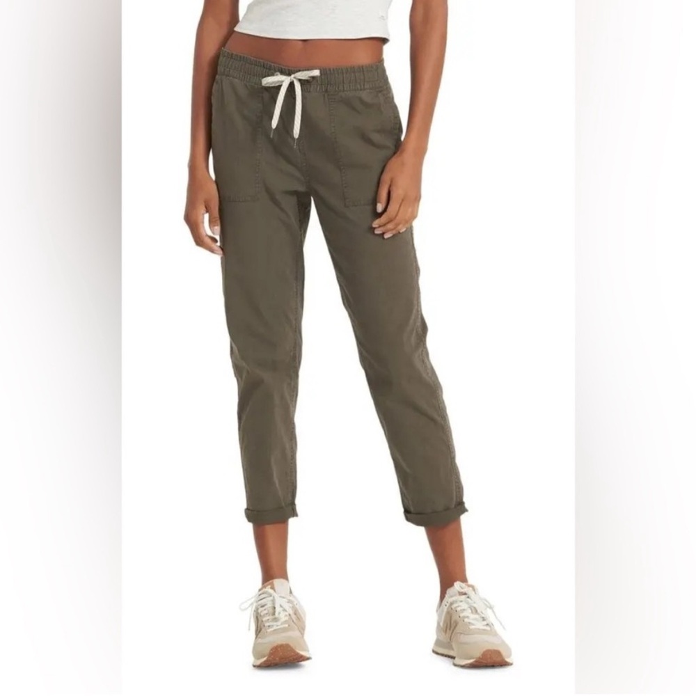 Vuori Vintage ripstop pant in dark oregano size XS